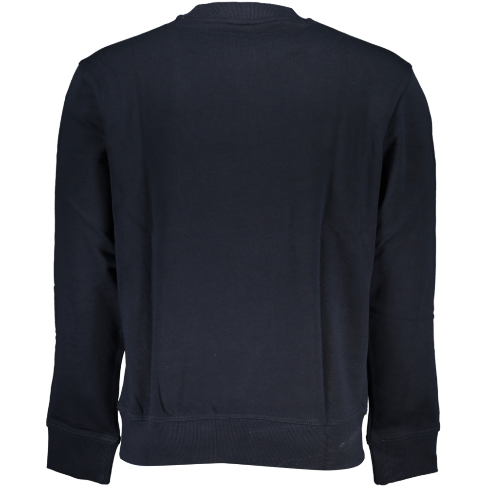 HUGO BOSS MEN'S NAVY BLUE LOGO SWEATSHIRT