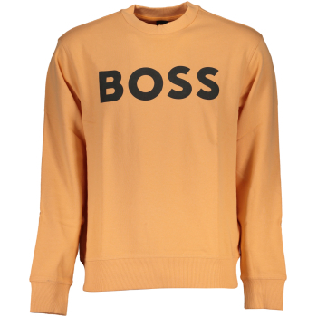 HUGO BOSS MEN'S NAVY BLUE LOGO SWEATSHIRT
