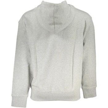 HUGO BOSS MEN'S GRAY LOGO HOODIE HUGO BOSS MEN'S GRAY LOGO HOODIE