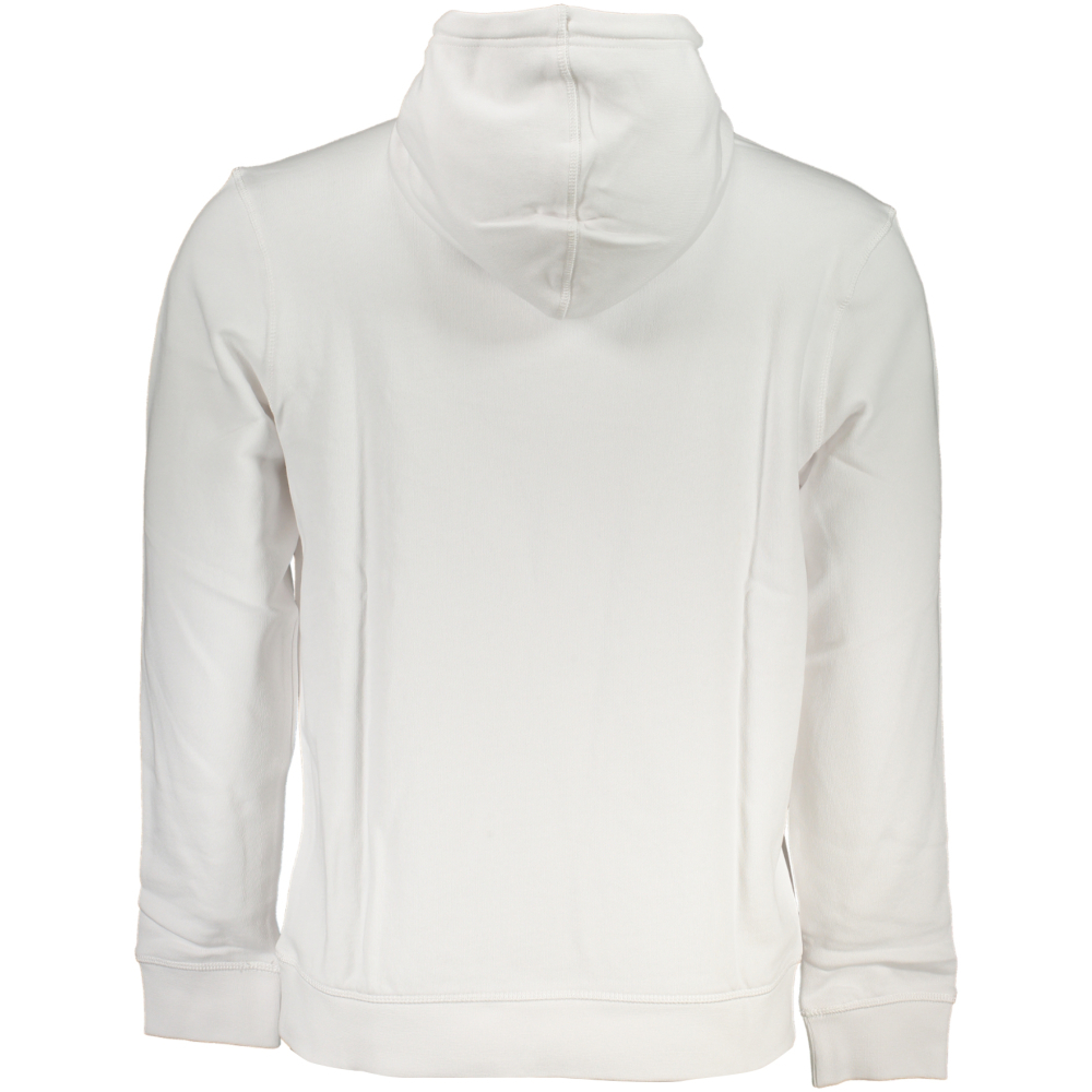 HUGO BOSS MEN'S ORGANIC COTTON WHITE HOODIE