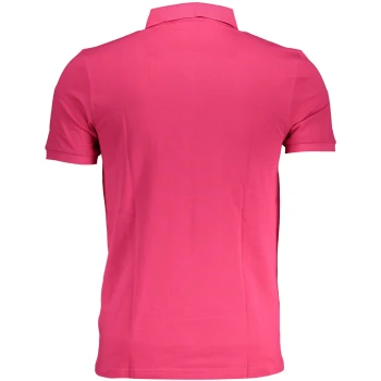 HUGO BOSS MEN'S SHORT SLEEVED PINK POLO SHIRT
