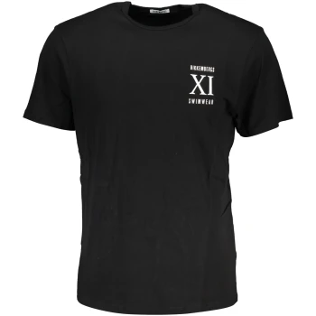BIKKEMBERGS MEN'S BLACK T-SHIRT BIKKEMBERGS MEN'S BLACK T-SHIRT