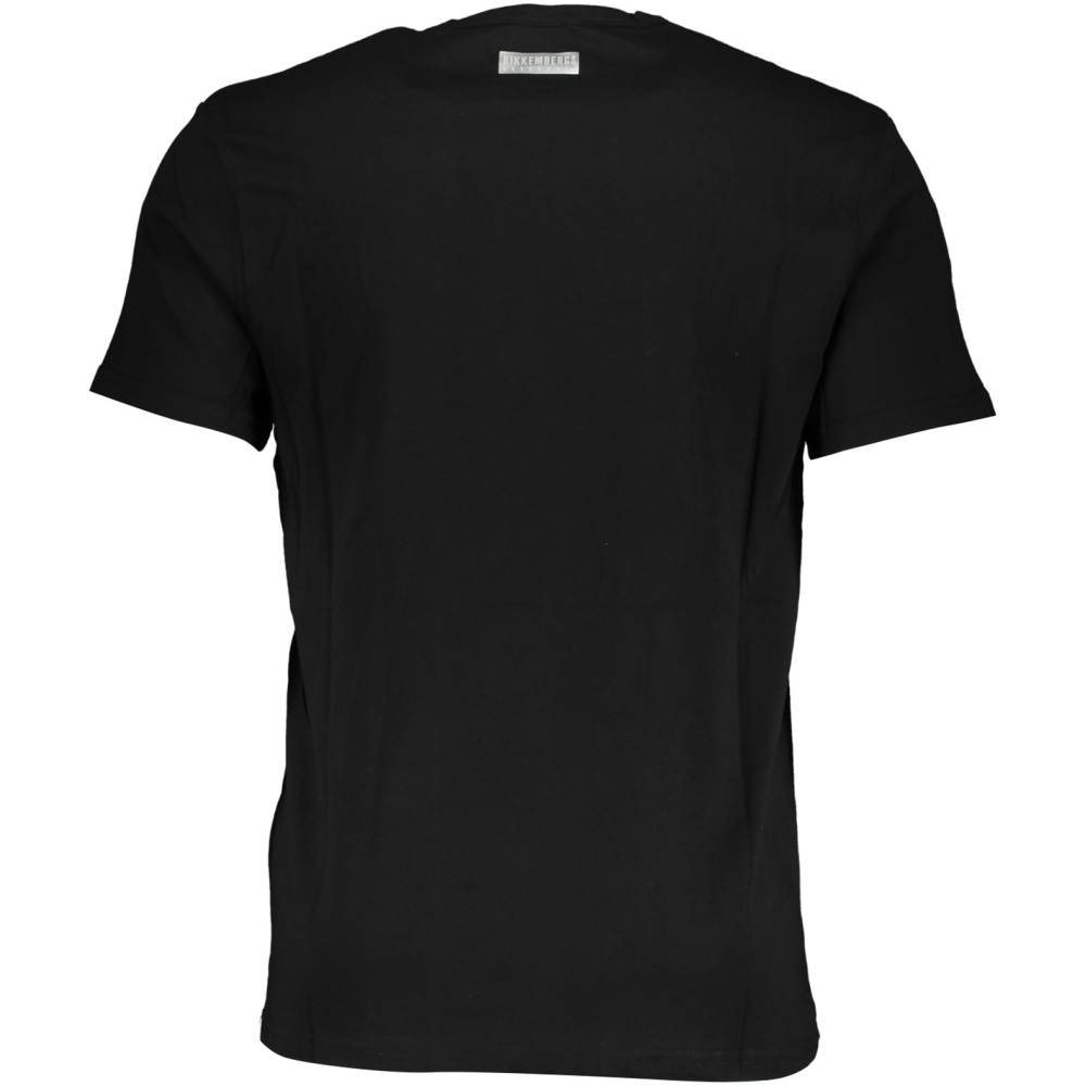 BIKKEMBERGS MEN'S BLACK T-SHIRT