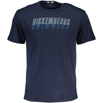 BIKKEMBERGS MEN'S BLACK T-SHIRT