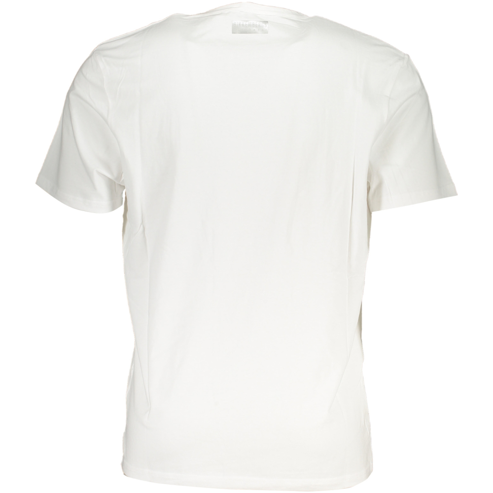 BIKKEMBERGS MEN'S WHITE T-SHIRT