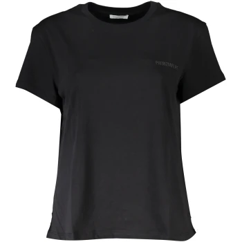 PATRIZIA PEPE WOMEN'S BLACK ORGANIC COTTON T-SHIRT PATRIZIA PEPE WOMEN'S BLACK ORGANIC COTTON T-SHIRT