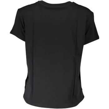 PATRIZIA PEPE WOMEN'S BLACK ORGANIC COTTON T-SHIRT PATRIZIA PEPE WOMEN'S BLACK ORGANIC COTTON T-SHIRT