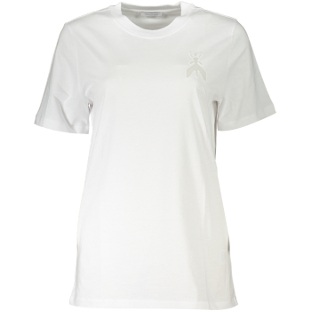PATRIZIA PEPE WOMEN'S WHITE ORGANIC COTTON T-SHIRT