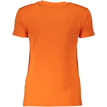 PATRIZIA PEPE WOMEN'S ORANGE ORGANIC COTTON T-SHIRT PATRIZIA PEPE WOMEN'S ORANGE ORGANIC COTTON T-SHIRT
