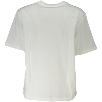 PATRIZIA PEPE WOMEN'S WHITE ORGANIC COTTON T-SHIRT