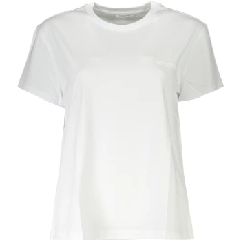 PATRIZIA PEPE WOMEN'S WHITE ORGANIC COTTON T-SHIRT PATRIZIA PEPE WOMEN'S WHITE ORGANIC COTTON T-SHIRT