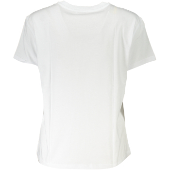 PATRIZIA PEPE WOMEN'S WHITE ORGANIC COTTON T-SHIRT