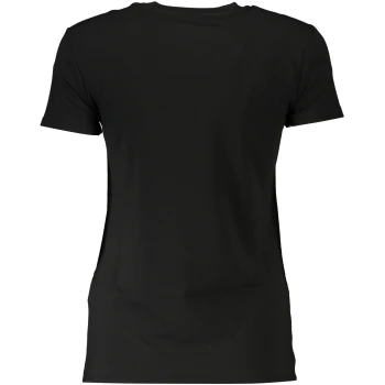PATRIZIA PEPE WOMEN'S BLACK ORGANIC COTTON T-SHIRT PATRIZIA PEPE WOMEN'S BLACK ORGANIC COTTON T-SHIRT