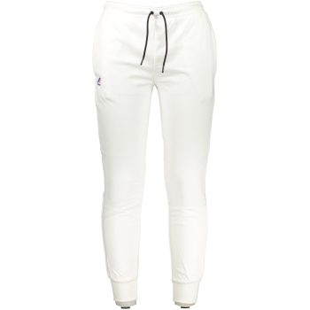 K-WAY WHITE MEN'S JOGGERS