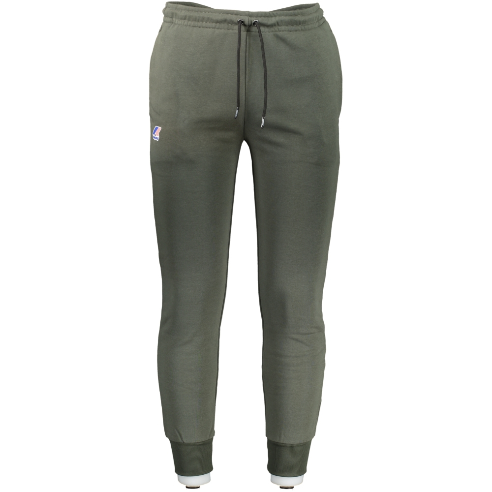 K-WAY MILITARY GREEN MEN'S JOGGERS