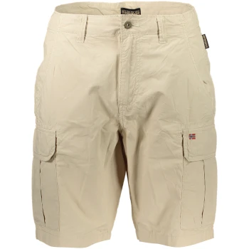 NAPAPIJRI MEN'S BEIGE BERMUDA PANTS NAPAPIJRI MEN'S BEIGE BERMUDA PANTS
