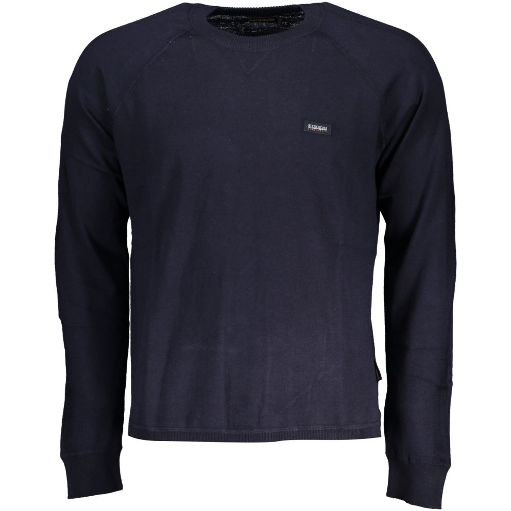 NAPAPIJRI MEN'S NAVY BLUE SWEATER