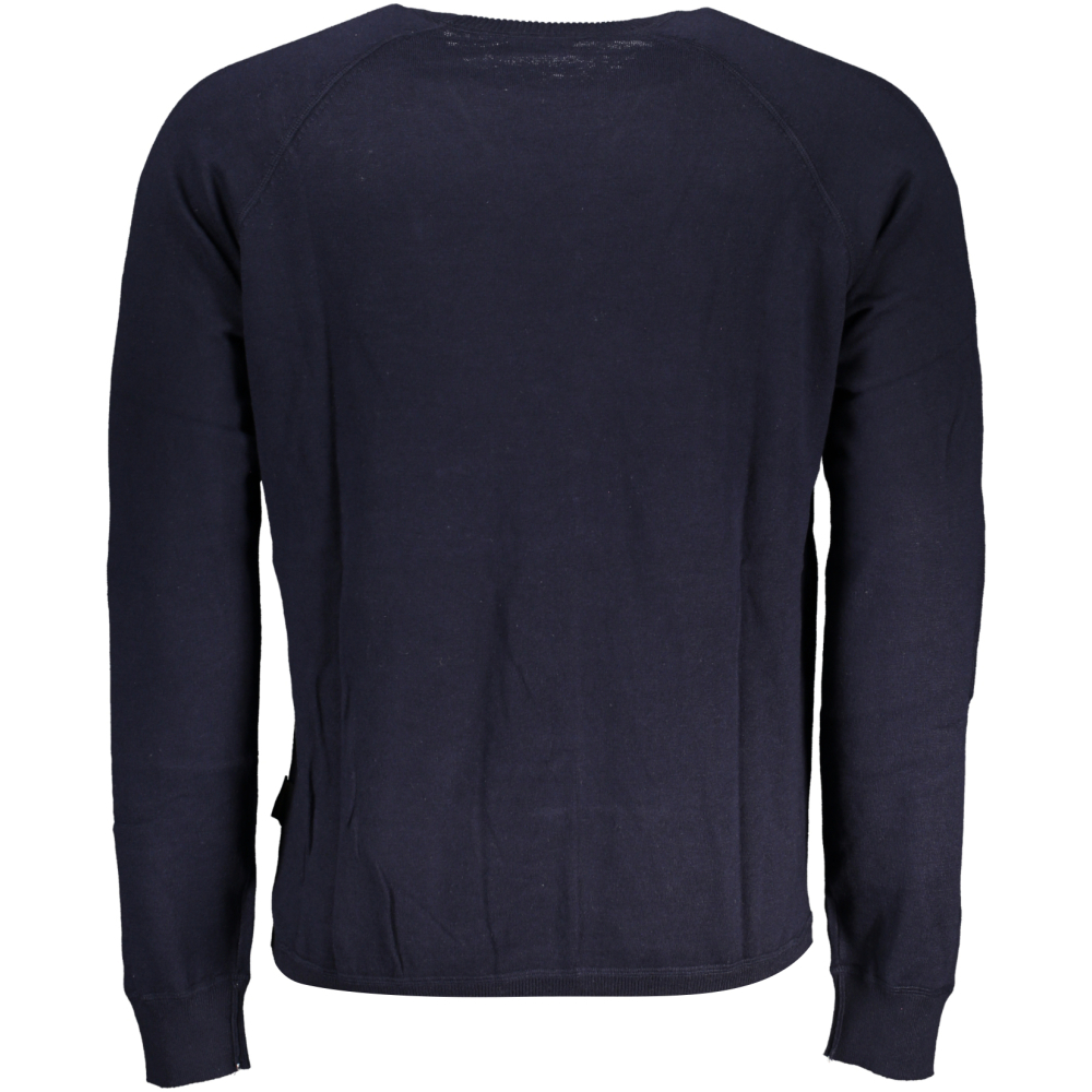 NAPAPIJRI MEN'S NAVY BLUE SWEATER