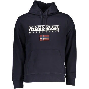 NAPAPIJRI MEN'S NAVY BLUE HOODIE