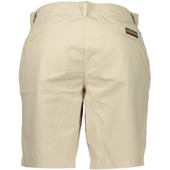NAPAPIJRI MEN'S BEIGE BERMUDA PANTS