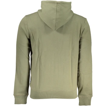 NAPAPIJRI MILITARY GREEN MEN'S ZIPPED SWEATSHIRT