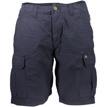 NAPAPIJRI MEN'S NAVY BLUE BERMUDA SHORTS