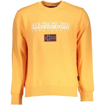 NAPAPIJRI MEN'S ORANGE SWEATSHIRT