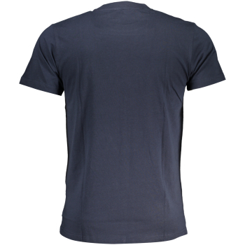 CAVALLI CLASS MEN'S NAVY BLUE T-SHIRT