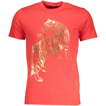 CAVALLI CLASS MEN'S RED T-SHIRT CAVALLI CLASS MEN'S RED T-SHIRT
