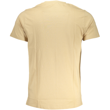 CAVALLI CLASS MEN'S BEIGE T-SHIRT