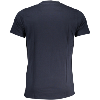 CAVALLI CLASS MEN'S NAVY BLUE T-SHIRT