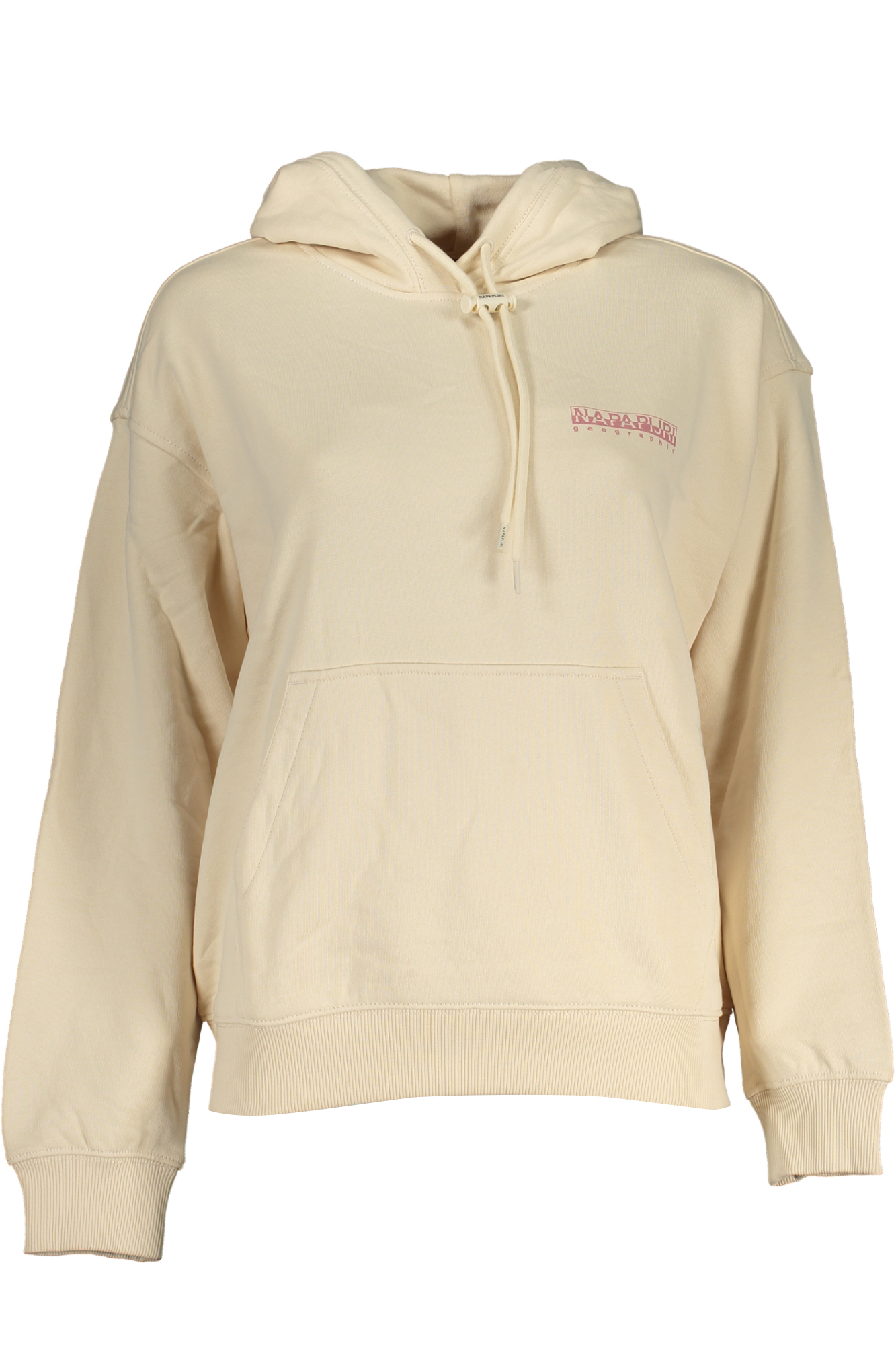 NAPAPIJRI WOMEN'S BEIGE HOODIE NAPAPIJRI WOMEN'S BEIGE HOODIE