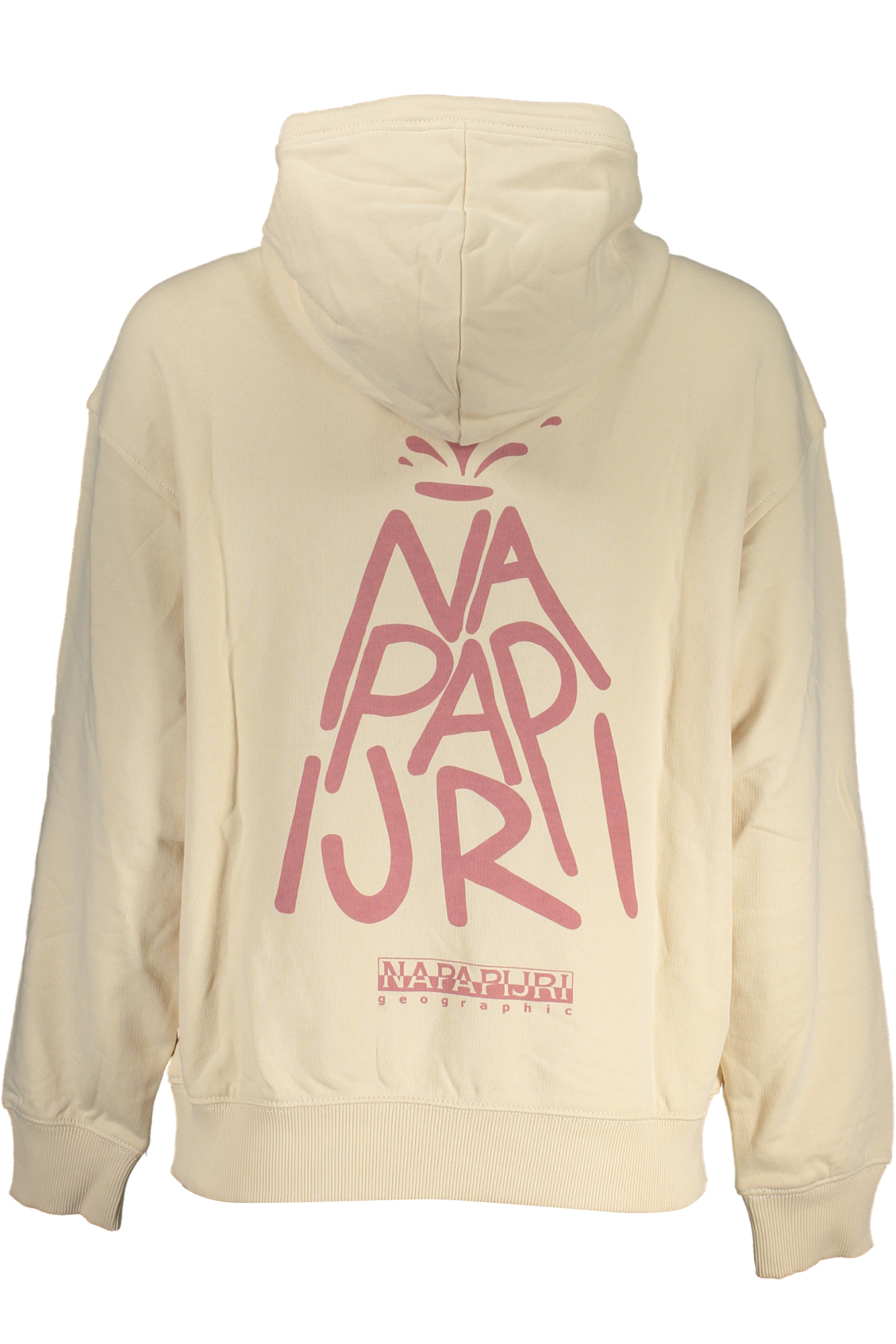 NAPAPIJRI WOMEN'S BEIGE HOODIE NAPAPIJRI WOMEN'S BEIGE HOODIE