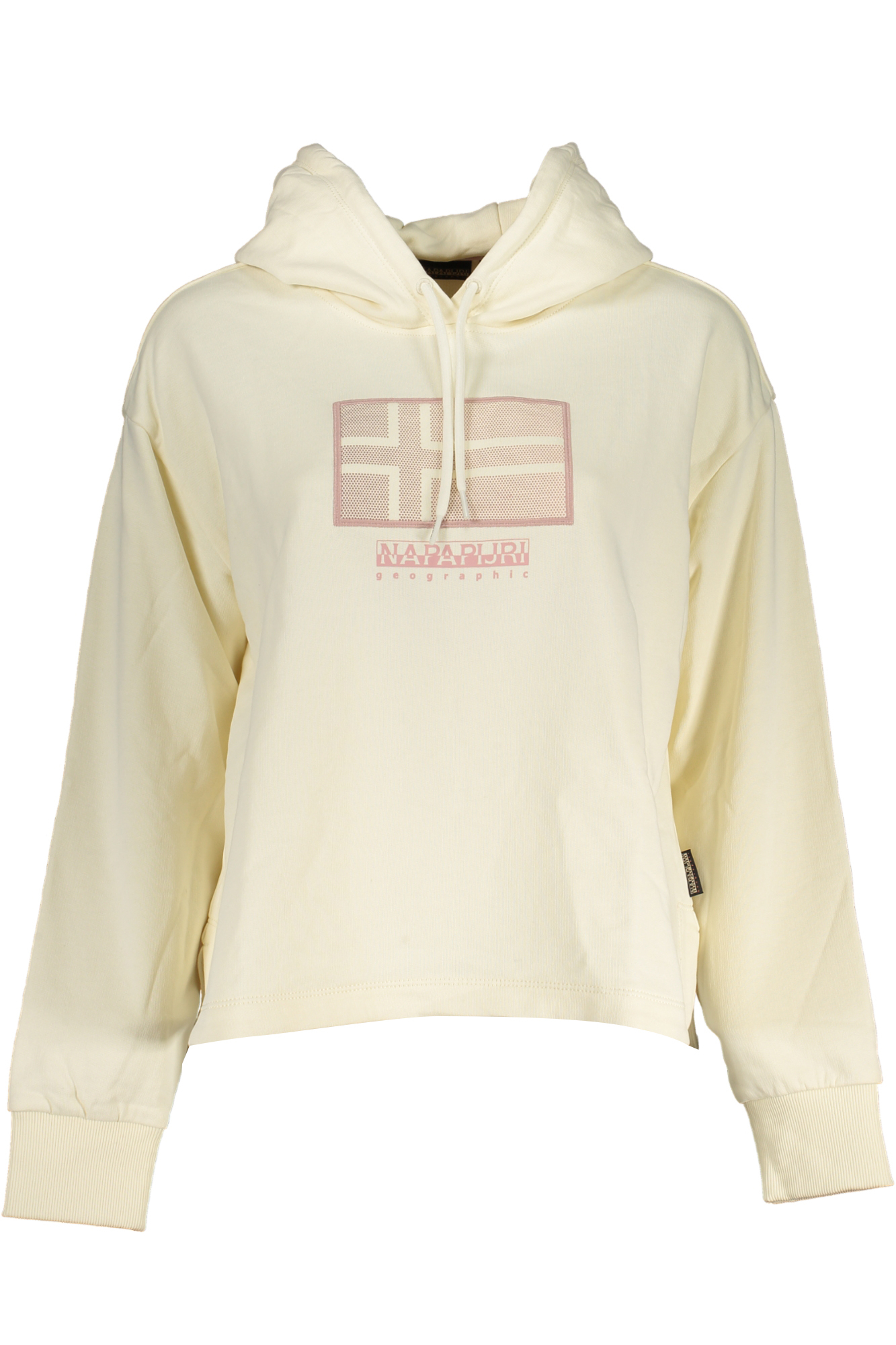 NAPAPIJRI WOMEN'S WHITE HOODIE NAPAPIJRI WOMEN'S WHITE HOODIE