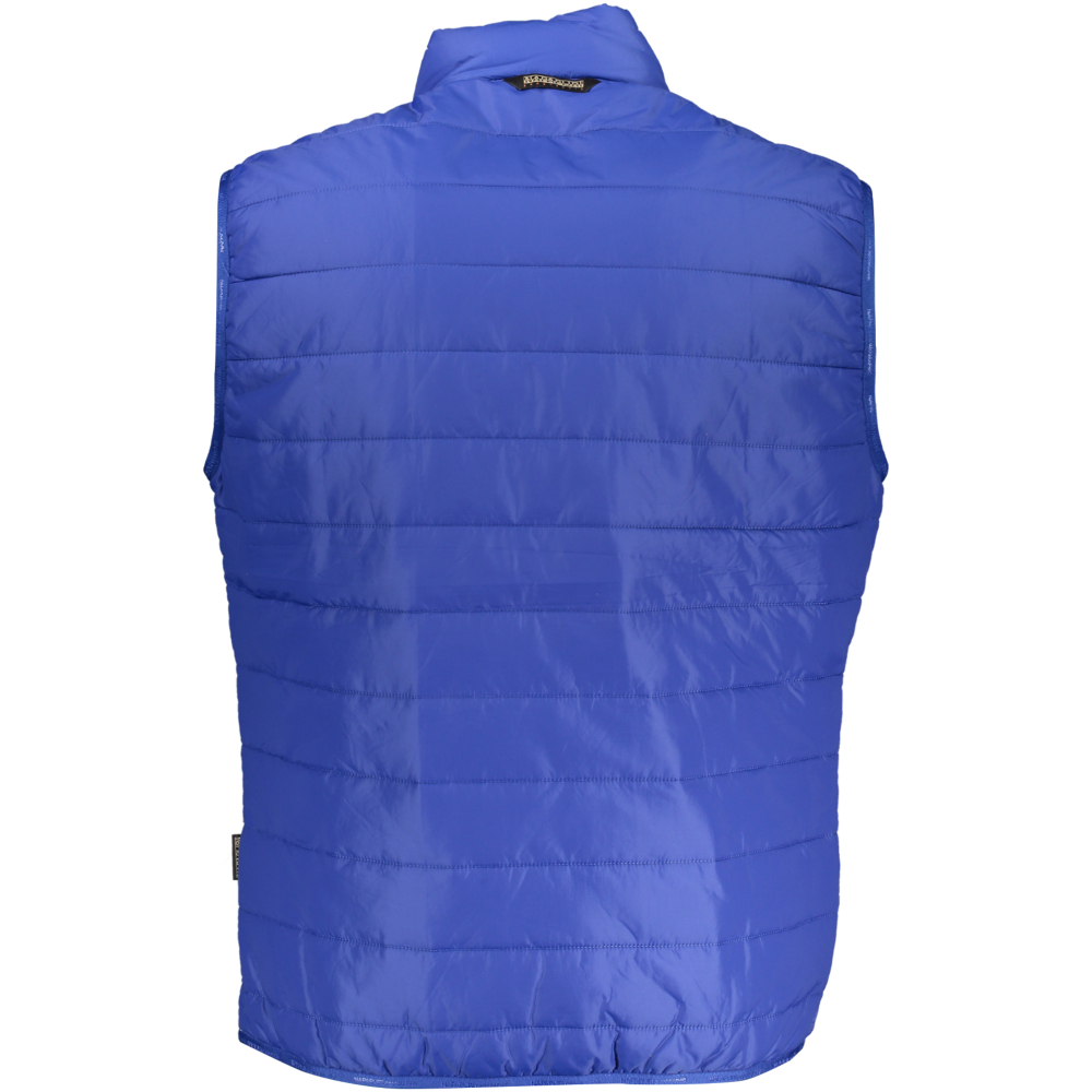 NAPAPIJRI MEN'S BLUE SLEEVELESS JACKET