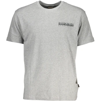 NAPAPIJRI MEN'S GRAY T-SHIRT