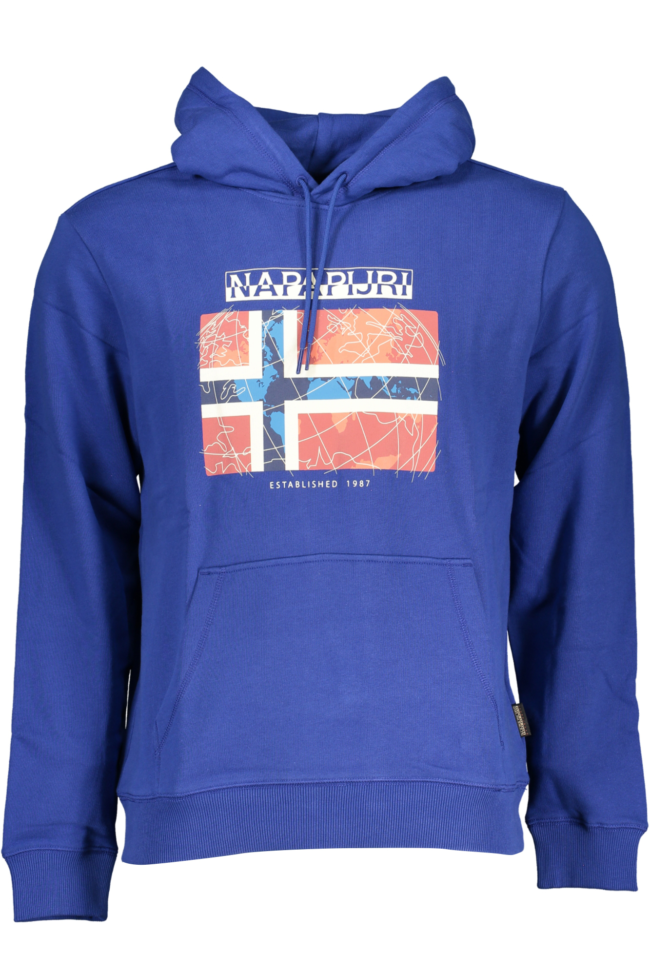 NAPAPIJRI MEN'S BLUE SWEATSHIRT NAPAPIJRI MEN'S BLUE SWEATSHIRT