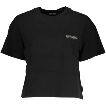 NAPAPIJRI WOMEN'S BLACK SHORT T-SHIRT