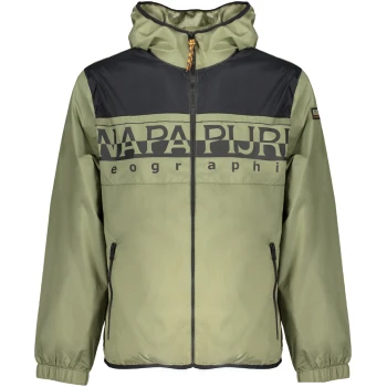 NAPAPIJRI MILITARY GREEN MEN'S SPORTS JACKET