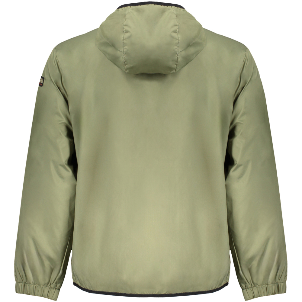 NAPAPIJRI MILITARY GREEN MEN'S SPORTS JACKET