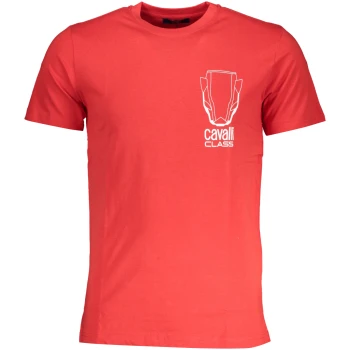 CAVALLI CLASS MEN'S RED T-SHIRT CAVALLI CLASS MEN'S RED T-SHIRT