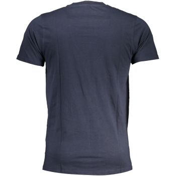CAVALLI CLASS MEN'S NAVY BLUE T-SHIRT