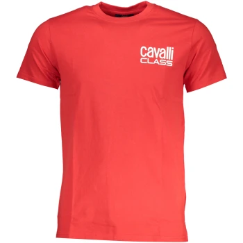 CAVALLI CLASS MEN'S RED T-SHIRT CAVALLI CLASS MEN'S RED T-SHIRT