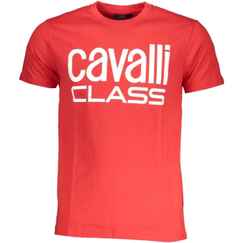 CAVALLI CLASS MEN'S RED T-SHIRT CAVALLI CLASS MEN'S RED T-SHIRT