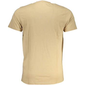 CAVALLI CLASS MEN'S BEIGE T-SHIRT