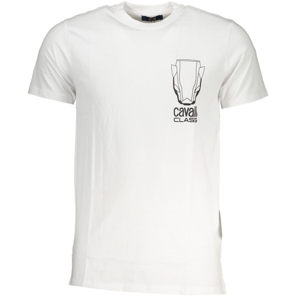 CAVALLI CLASS MEN'S WHITE T-SHIRT