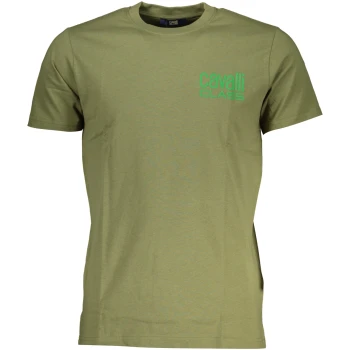 CAVALLI CLASS MILITARY GREEN MEN'S T-SHIRT