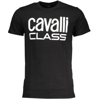 CAVALLI CLASS MEN'S BLACK T-SHIRT