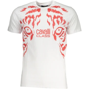 CAVALLI CLASS MEN'S WHITE T-SHIRT