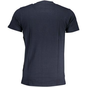 CAVALLI CLASS MEN'S NAVY BLUE T-SHIRT
